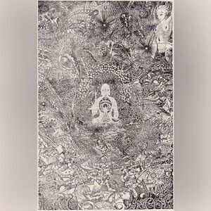 Unframed Hartmut Geerken 'The Heliopolar Egg' Glossy Print